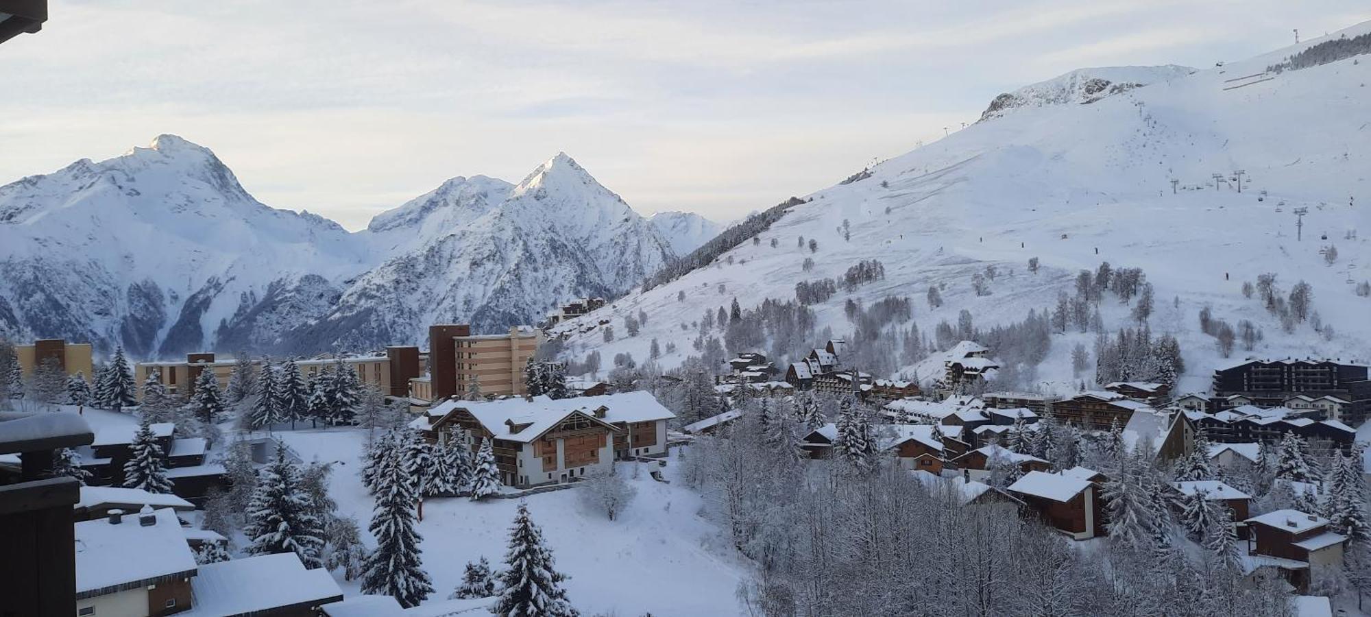 Studio Cabine 4 Pers Les2Alpes 21M² Лес дьо Алпс Екстериор снимка