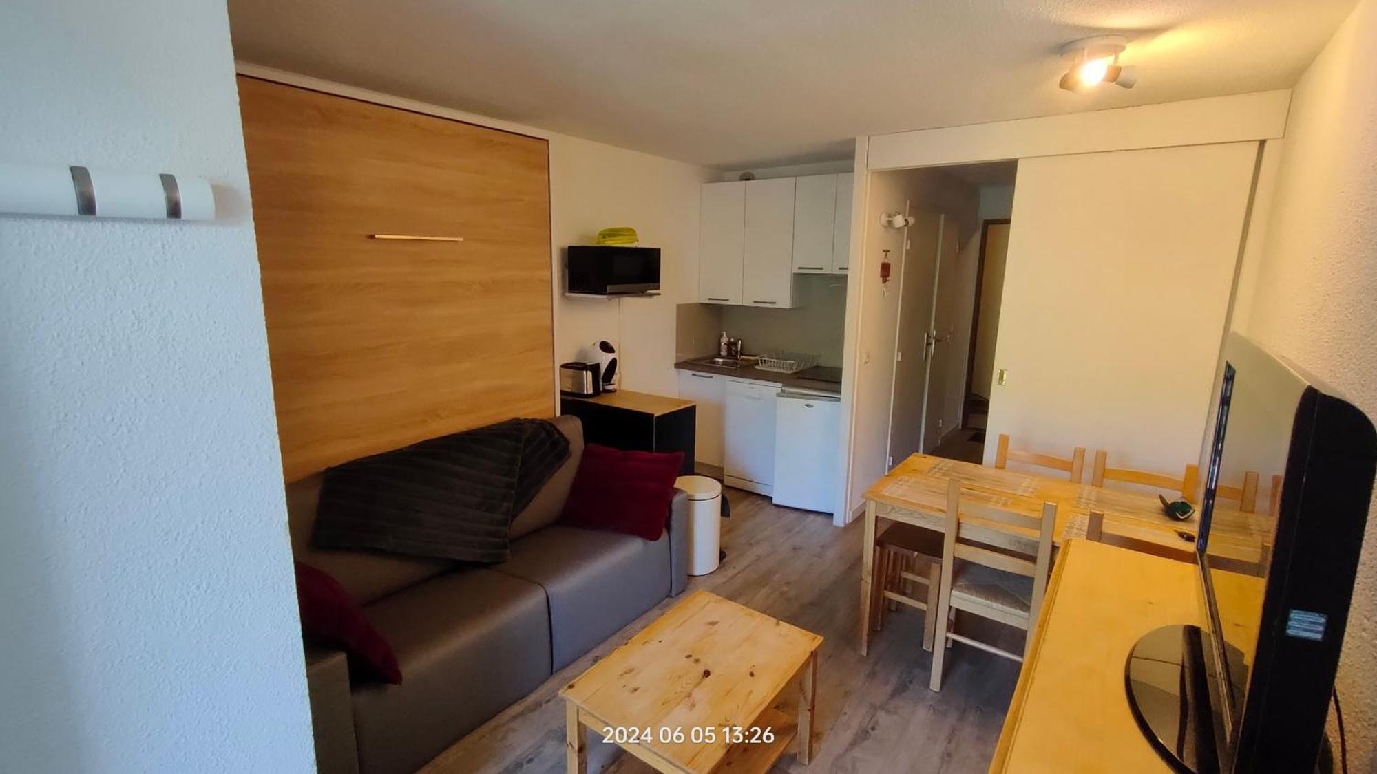 Studio Cabine 4 Pers Les2Alpes 21M² Лес дьо Алпс Екстериор снимка