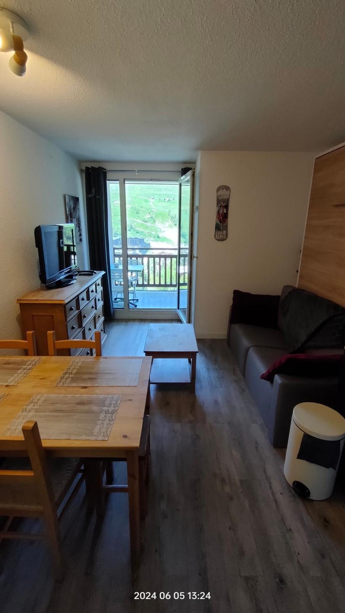 Studio Cabine 4 Pers Les2Alpes 21M² Лес дьо Алпс Екстериор снимка